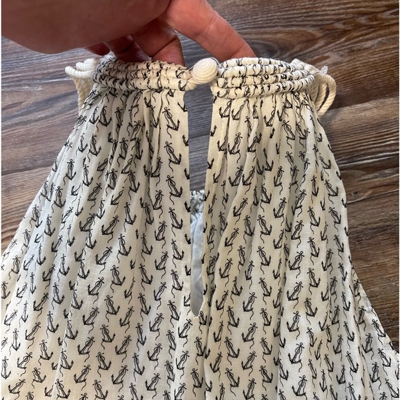 J Crew Anchor Print Tank Top sz XS - Picture 5 of 7